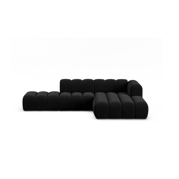 Divano angolare antracite ad angolo destro Lupine - Micadoni Home