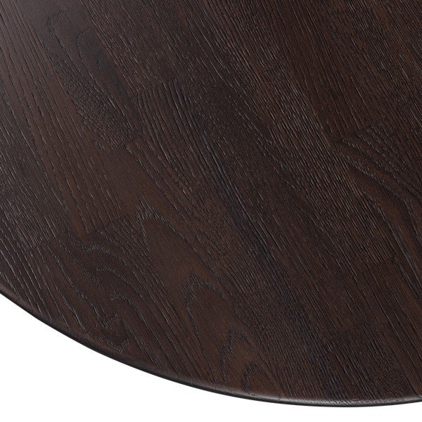 Tavolo da pranzo rotondo con piano in rovere massiccio ø 120 cm Tablo – WOOOD-image-2