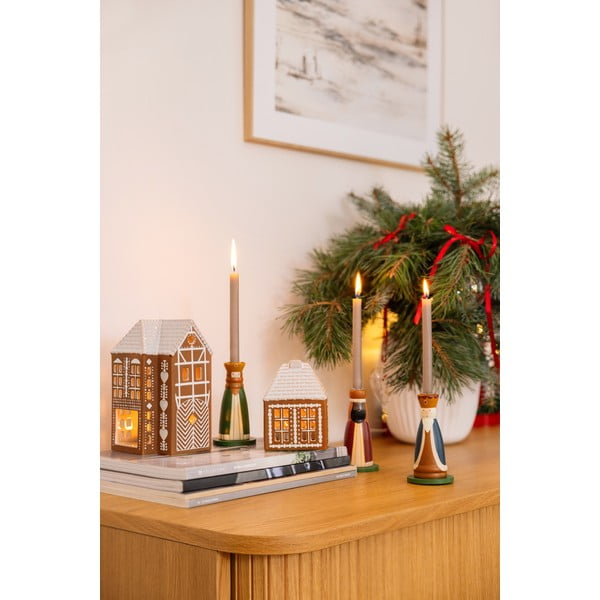 Portacandele in set in legno a tema natalizio 3 pz Betiel – Bloomingville-image-2