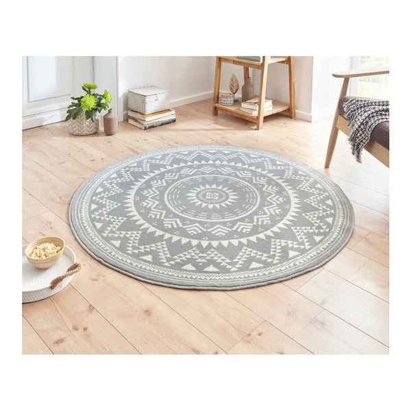 Tappeto grigio Celebration , ⌀ 140 cm Valencia - Hanse Home-image-1