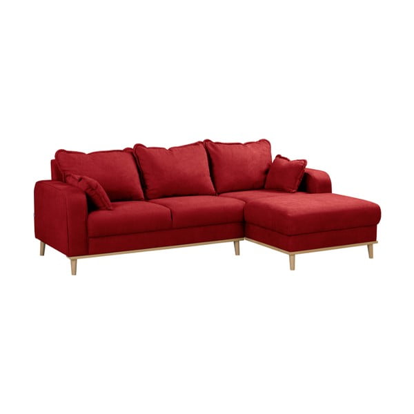 Divano angolare rosso (angolo destro) Beata - Ropez-image-3