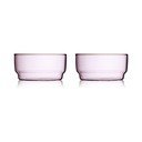 Ciotoline in set rosa in vetro 2 pz 500 ml Torino – Lyngby Glas