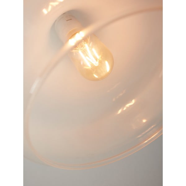 Lampada a sospensione bianca con paralume in vetro ø 25 cm Reykjavik - it's about RoMi-image-3