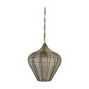 Lampadario color bronzo in metallo ø 36 cm Alvaro – Light & Living