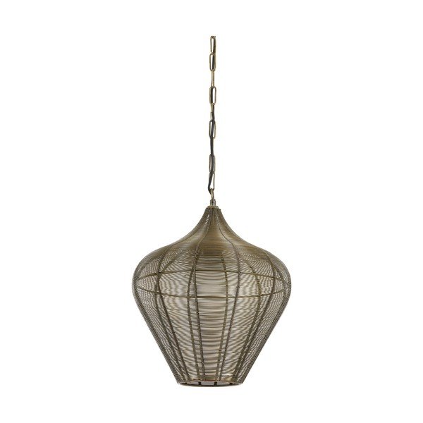 Lampadario color bronzo in metallo ø 36 cm Alvaro – Light & Living