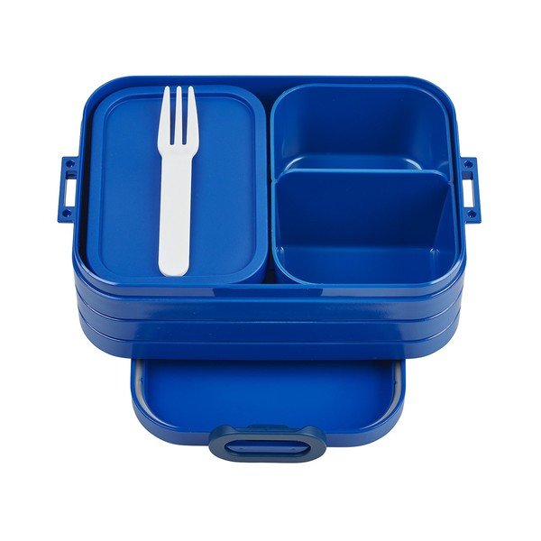 Scatola per snack con forchetta 3 pz Vivid blue - Mepal