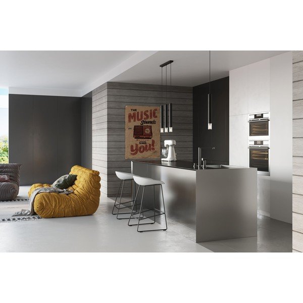 Lampadario nero in metallo ø 8 cm Vittoria – Sollux-image-3