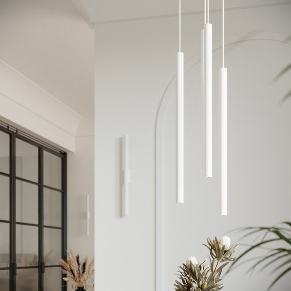 Lampadario bianco in metallo ø 15 cm Fideus – Sollux-image-2