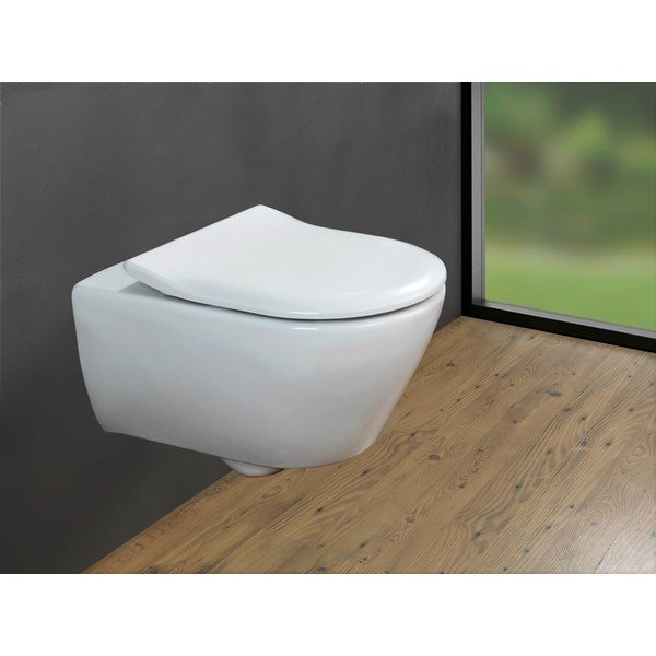 Sedile per wc bianco esclusivo V&B Subway 2.0 Slim - Wenko-image-1