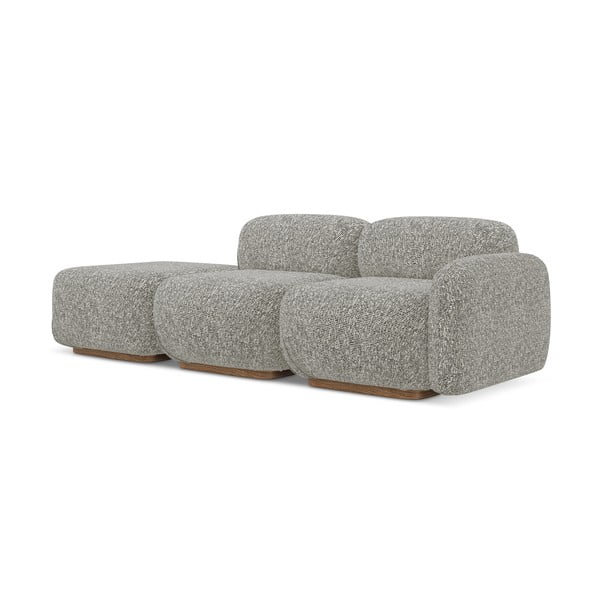 Chaise lounge componibile grigia (con penisola a destra) Ailani – Makamii-image-2