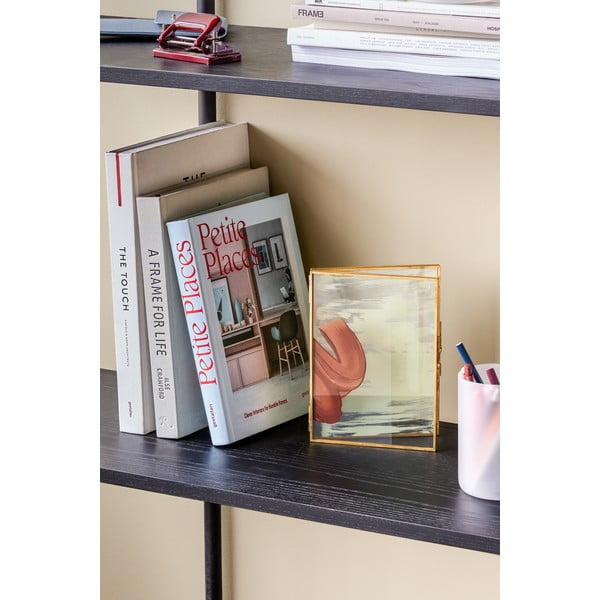 Portafoto in ottone Lyra, 21 x 15 cm - Hübsch-image-1