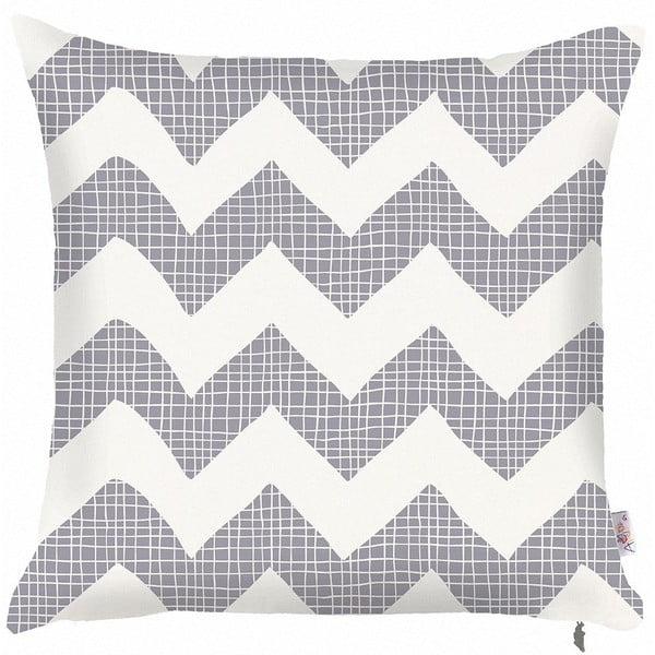 Federa grigia Mike & Co. NEW YORK Zigzag, 43 x 43 cm - Mike & Co. NEW YORK