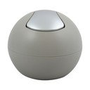 Cestino per la spazzatura grigio tortora in plastica 1 l   Bowl Matt – Spirella