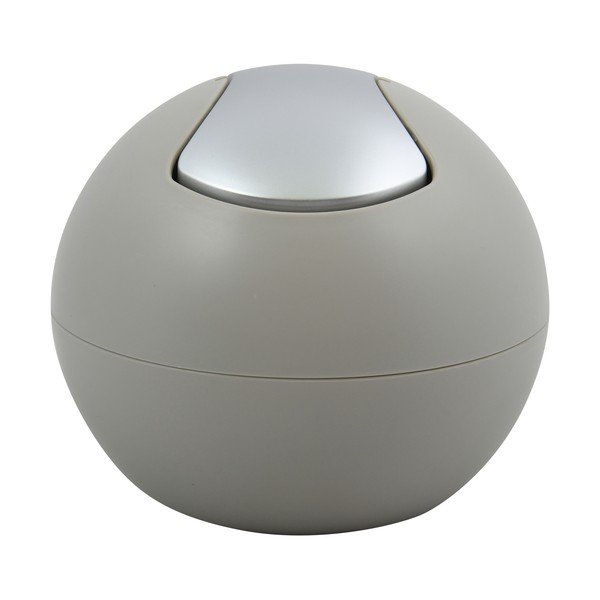 Cestino per la spazzatura grigio tortora in plastica 1 l   Bowl Matt – Spirella