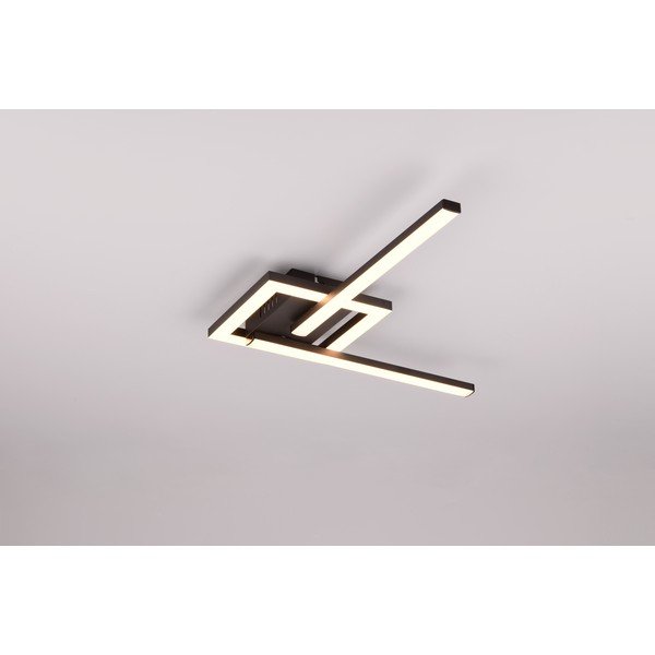 Plafoniera LED nera 16x54 cm Viale - Reality-image-2