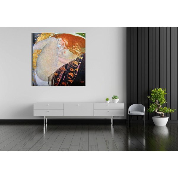 Dipinto - riproduzione 70x70 cm Danae, Gustav Klimt - Fedkolor-image-1