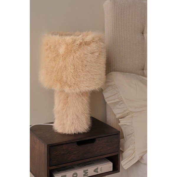 Lampada da tavolo color crema in tessuto (altezza totale 46 cm) Fay – Ellos Home-image-2
