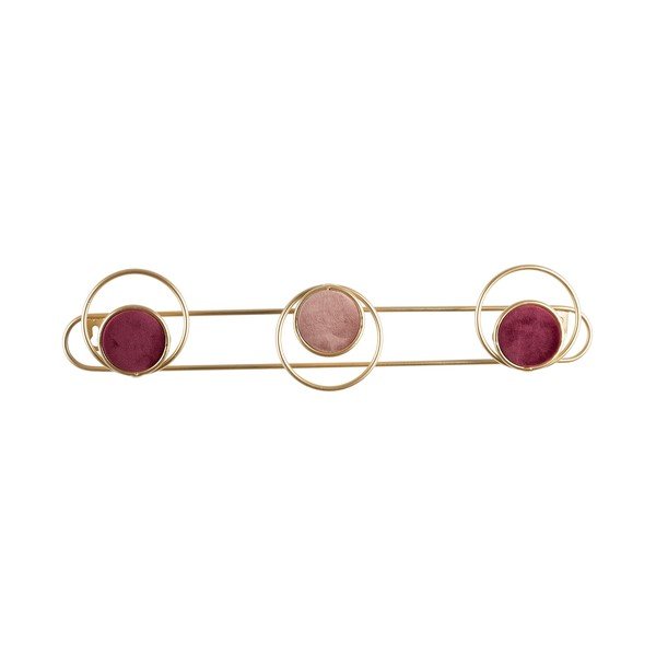 Appendiabiti da parete in metallo color oro rosa Sevent's - Sema