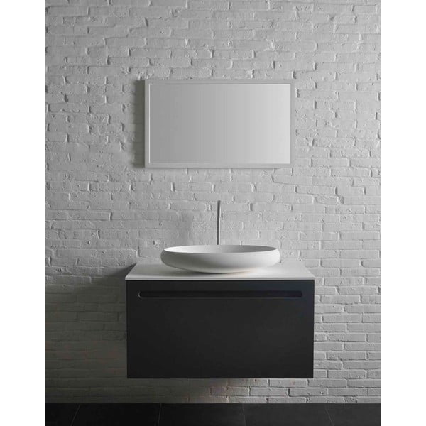 Lavabo ovale bianco , 60 x 40 cm Thin - Sapho-image-4