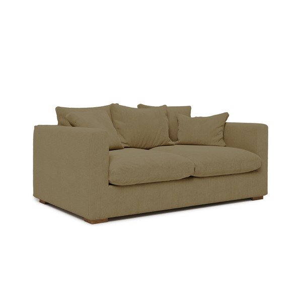 Divano in velluto a coste beige 175 cm Comfy - Scandic-image-1