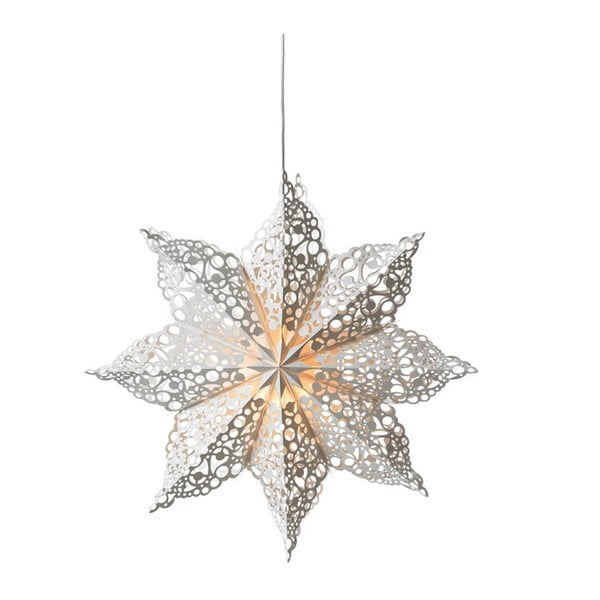 Decorazione luminosa bianca con motivo natalizio ø 70 cm Hall - Markslöjd