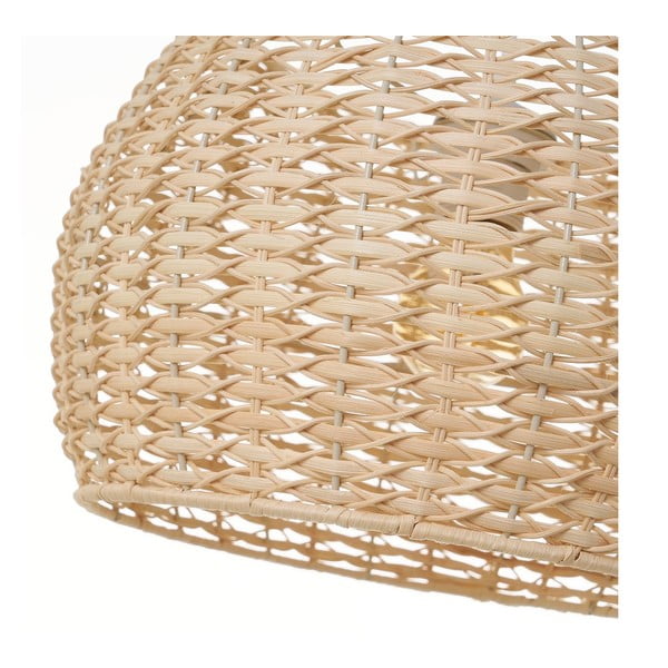 Lampada da soffitto in colore naturale con paralume in rattan ø 35 cm Natural Way - Casa Selección-image-2