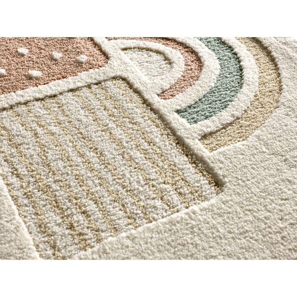 Tappeto da gioco per bambini beige 120x170 cm Clown – Universal-image-2