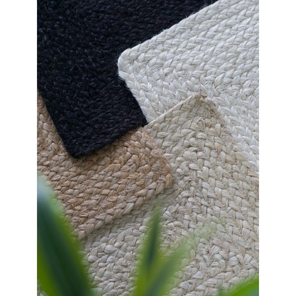 Tappeto color crema in iuta reversibile/tessuto a mano 200x300 cm Juno – Hanse Home-image-3