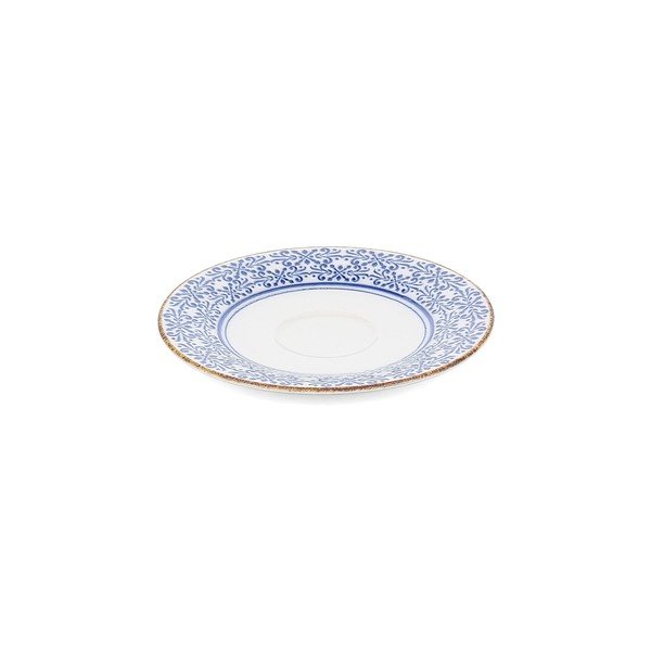 Piattino bianco/blu in porcellana ø 14 cm Azul – BonBistro-image-2