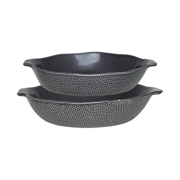 Set di piatti da forno Lina Grey, 2 pezzi - Green Gate