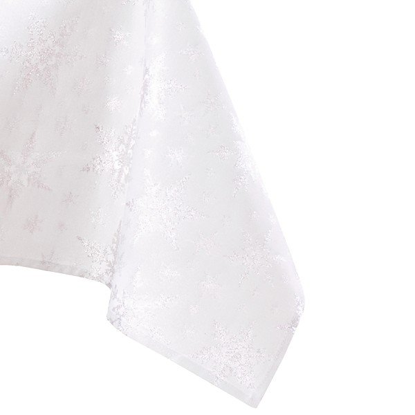 Tovaglia a tema natalizio 140x240 cm White Christmas – Restilo