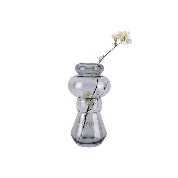 Vaso in vetro grigio, altezza 35 cm Morgana - PT LIVING-image-2