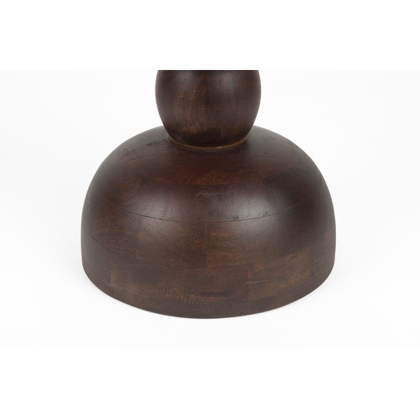 Tavolino rotondo in mango massiccio ø 30 cm Izzy – White Label-image-2