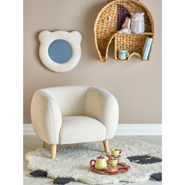 Poltrona bianca per bambini Cade - Bloomingville Mini-image-4