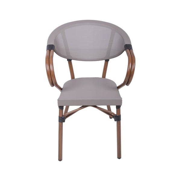 Sedia da esterno beige in metallo Toskana – Garden Pleasure