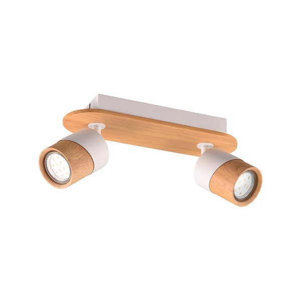 Lampada da soffitto bianco-marrone ø 6 cm Aruni - Trio-image-2