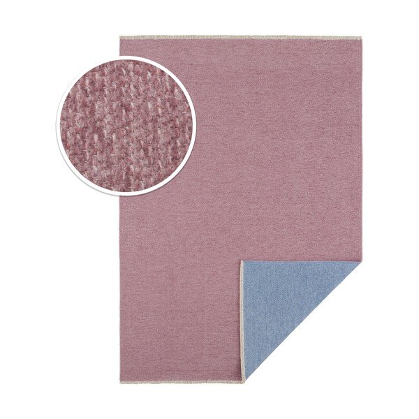 Tappeto bifacciale rosa e blu , 120 x 170 cm Duo - Hanse Home-image-4
