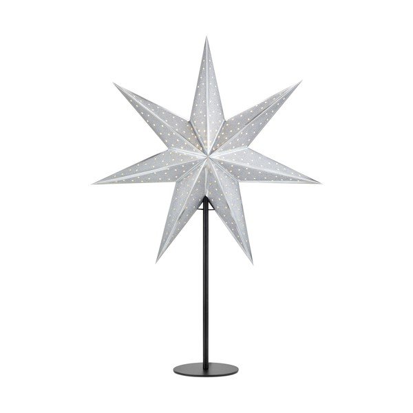 Decorazione luminosa con motivo natalizio in argento ø 45 cm Glitter - Markslöjd