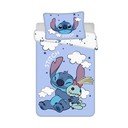 Set copripiumino e federa da bambini blu in cotone per culla 100x135 cm Lilo & Stitch "Clouds" – Jerry Fabrics