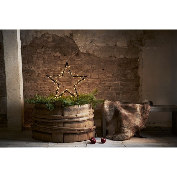 Decorazione luminosa nera per esterni con motivo natalizio Spiky - Star Trading-image-2