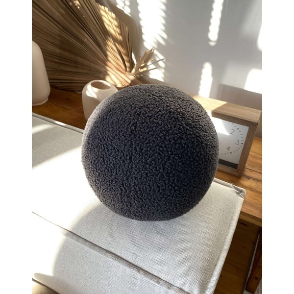 Cuscino decorativo in bouclé ø 25 cm Top – Mioli Decor-image-2