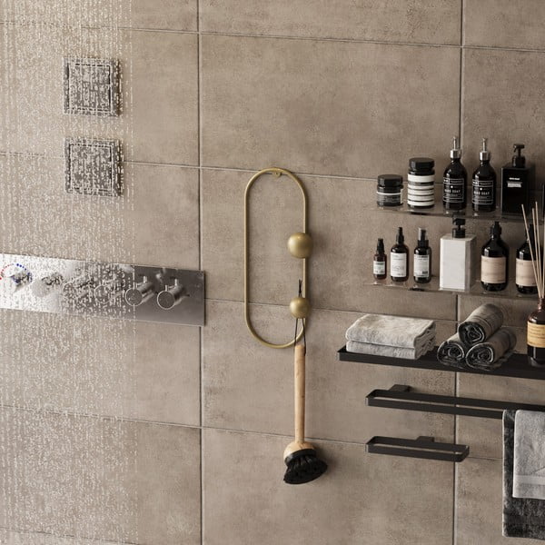 Attaccapanni da parete color oro in metallo Dama - Kalune Design-image-3