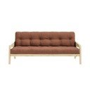 Divano letto arancione/marrone 204 cm Grab - Karup Design