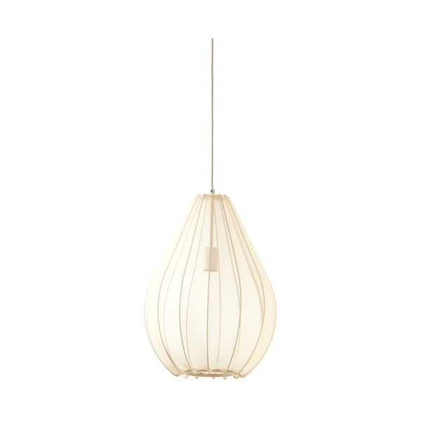 Lampadario beige con paralume in tessuto ø 38 cm Itela - Light & Living