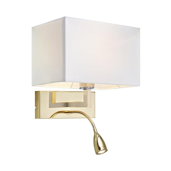 Lampada da parete dorata con luce di lettura Savoy - Markslöjd