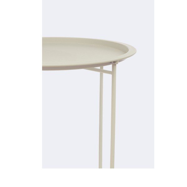 Tavolino da giardino rotondo in acciaio ø 46 cm Austin – Bizzotto-image-1