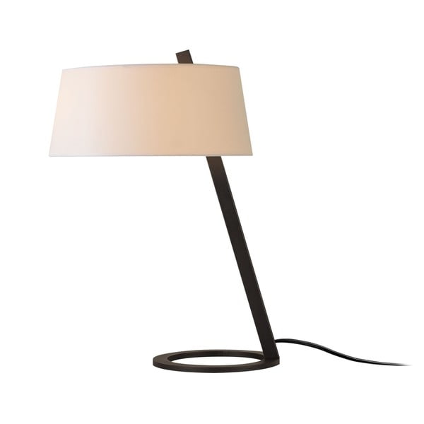 Lampada da tavolo bianco-nera (altezza 55 cm) Salihini - Opviq lights
