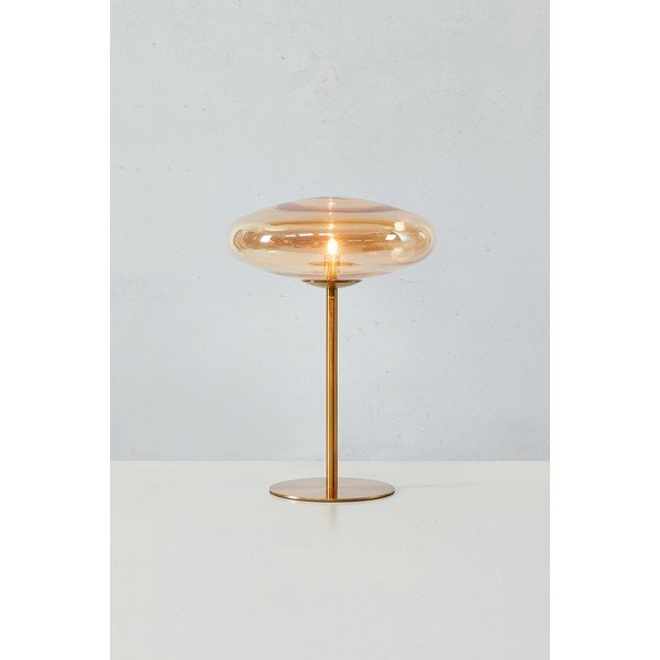 Lampada da tavolo giallo ocra (altezza 40 cm) Locus - Markslöjd-image-2