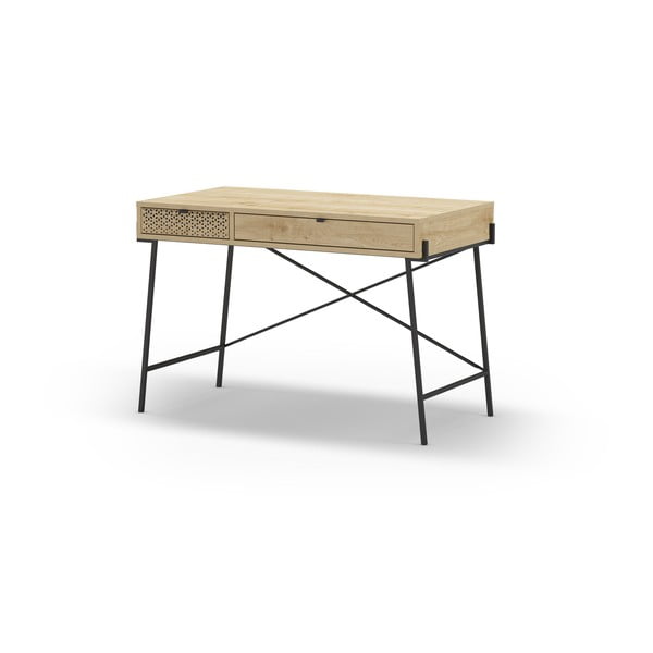 Tavolo da lavoro in rovere 60x110 cm Ecrin - Marckeric-image-3