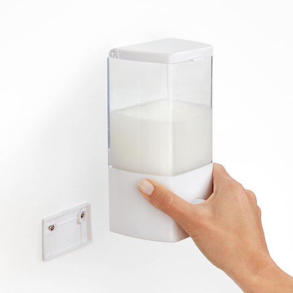 Dispenser di sapone autoportante bianco 400 ml - Rayen-image-3